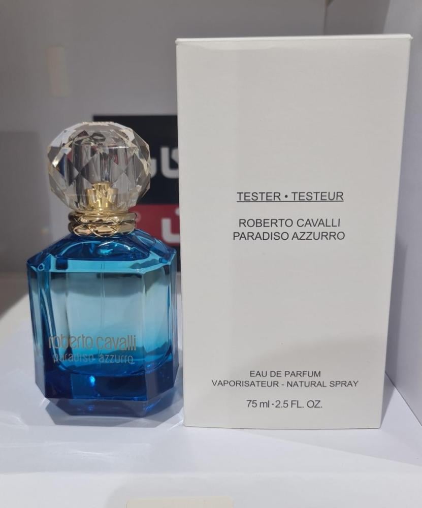 Roberto Cavalli Paradiso Azzurro (W) EdP 75 ML Testerروبيرتو كافالي باراديسو ازورو نسائي ب 75 مل تستر