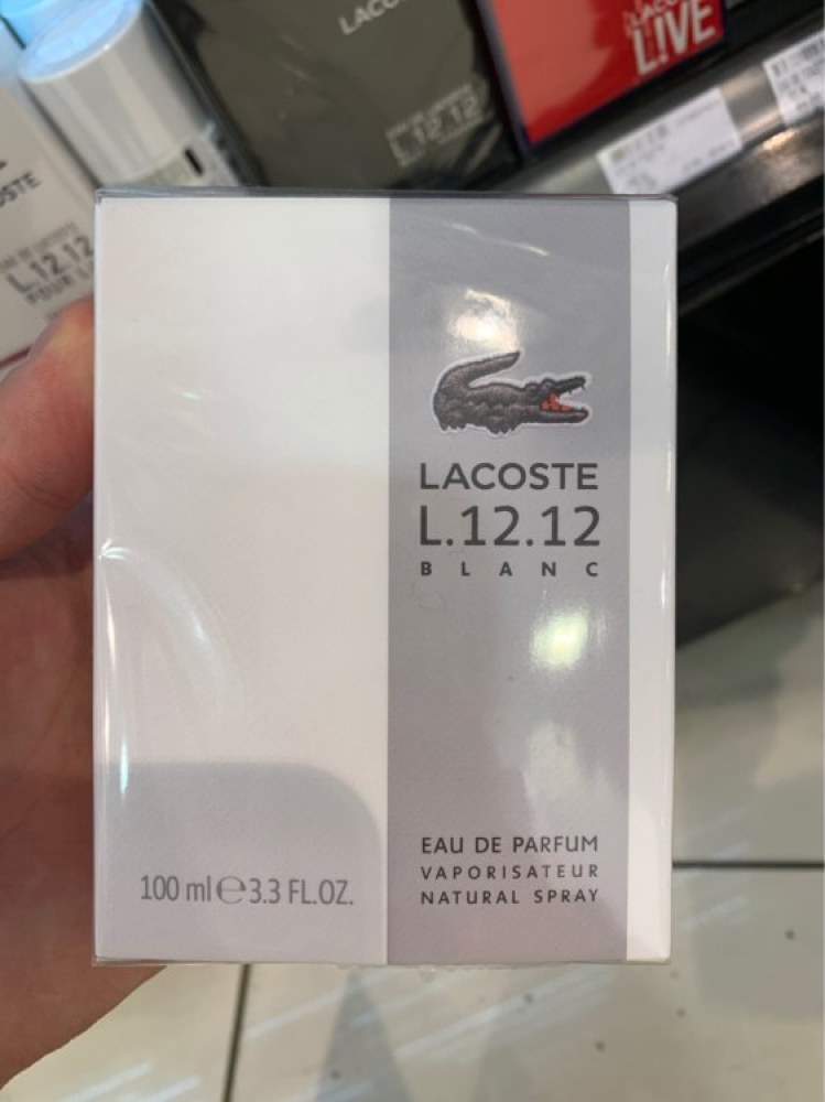LACOSTE BLANC EDP 100 MLلاكوست ابيض رجالي او دي بارفيوم 100 مل