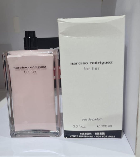 NARCISO RODRIGUEZ For Her EdP 100 ML Testerنرسيسو ريدروغز بارفيوم 100 مل تيستر