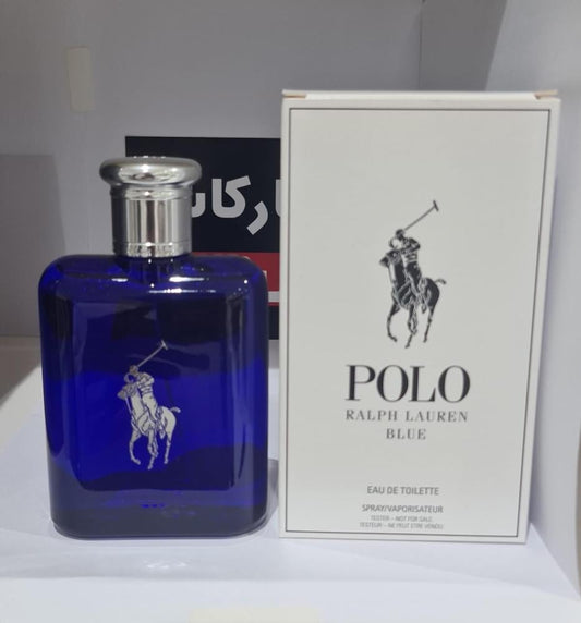 POLO BLUE RALPH LAUREN (M) EdT 125 ML Testerبولو بلو تواليت رالف لورين رجالي 125 مل تستر